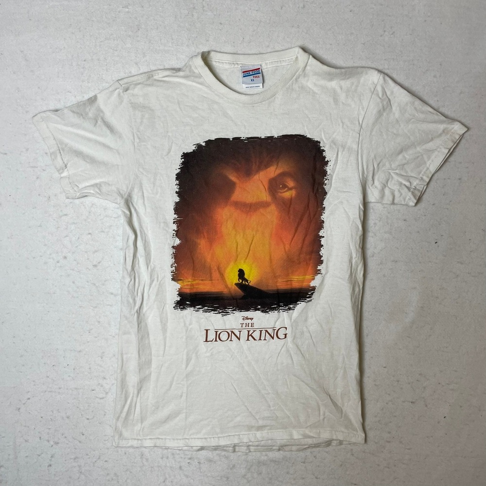 Disney The Lion King Junk Food‎ Tees T-Shirt XS Adult Movie Simba Graphic